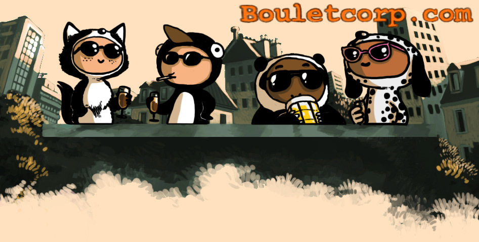 Boulet top background sunset