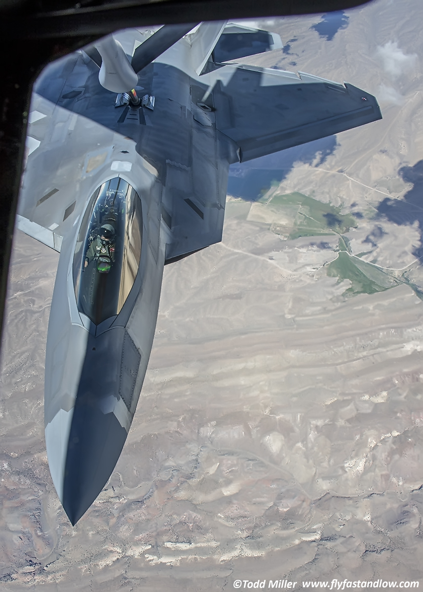 F 22 A TY AFB Refuel E