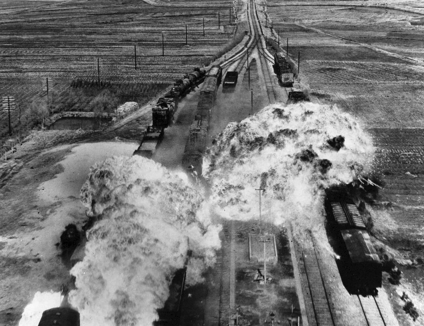 Korean War2 C train attack