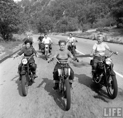 1940s biker girls 1